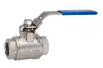 2 Piece Stainless Steel Seal Welded Ball Valve - 2,000 PSI